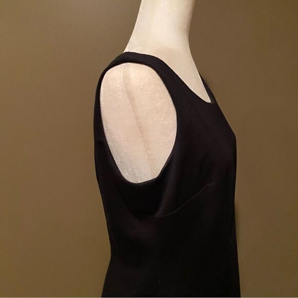 Jessica Howard Black Fitted Dress Size 12 Petite Sleeveless - Picture 10 of 10